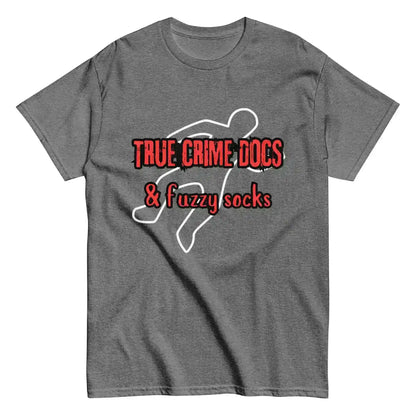 True Crime Docs & Fuzzy Socks Unisex Graphic Tee - Cady Creations