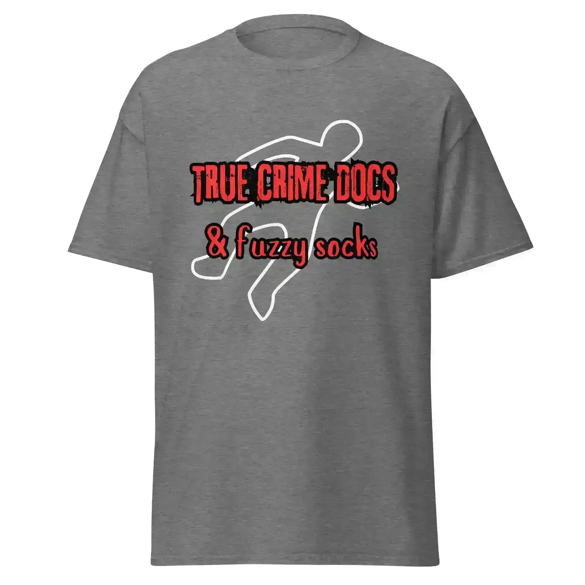 True Crime Docs & Fuzzy Socks Unisex Graphic Tee - Cady Creations