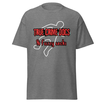 True Crime Docs & Fuzzy Socks Unisex Graphic Tee - Cady Creations