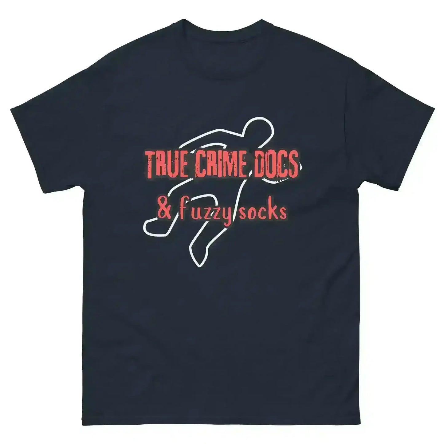 True Crime Docs & Fuzzy Socks Unisex Graphic Tee - Cady Creations