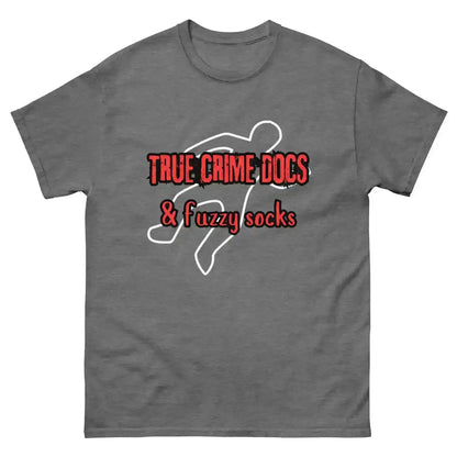 True Crime Docs & Fuzzy Socks Unisex Graphic Tee - Cady Creations