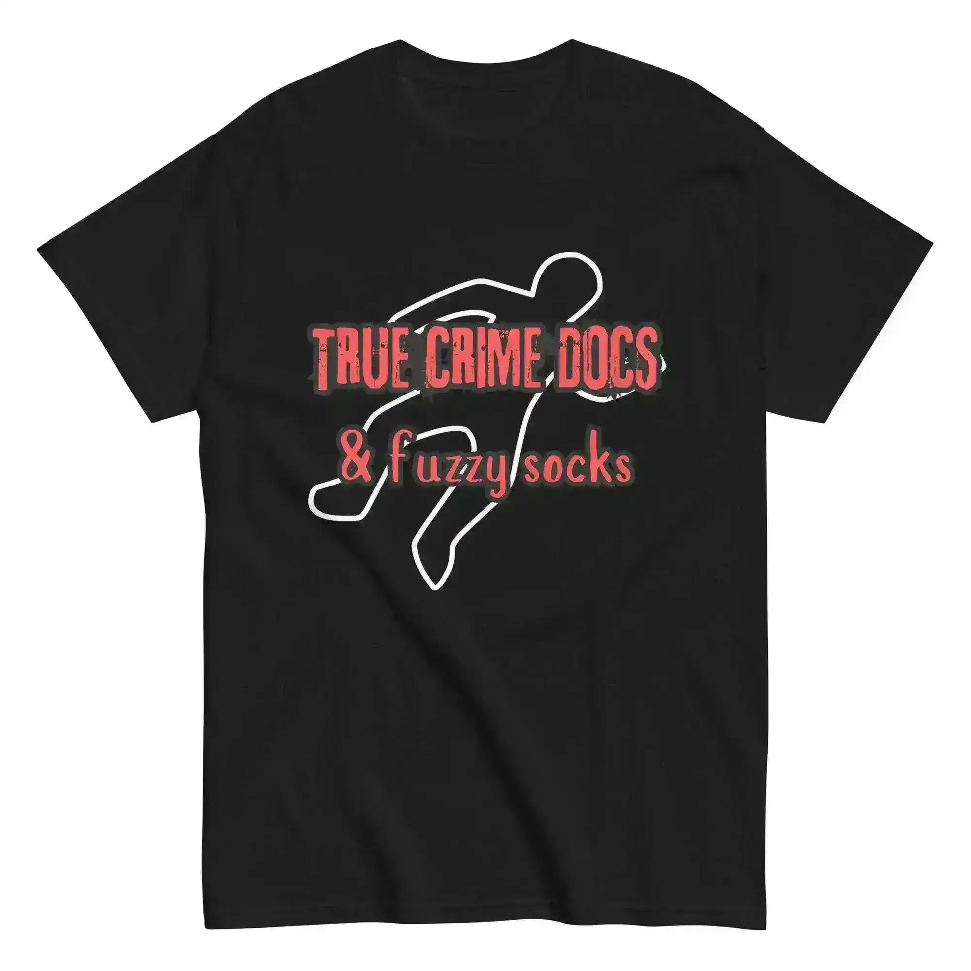 True Crime Docs & Fuzzy Socks Unisex Graphic Tee - Cady Creations