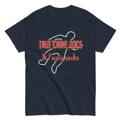 True Crime Docs & Fuzzy Socks Unisex Graphic Tee - Cady Creations