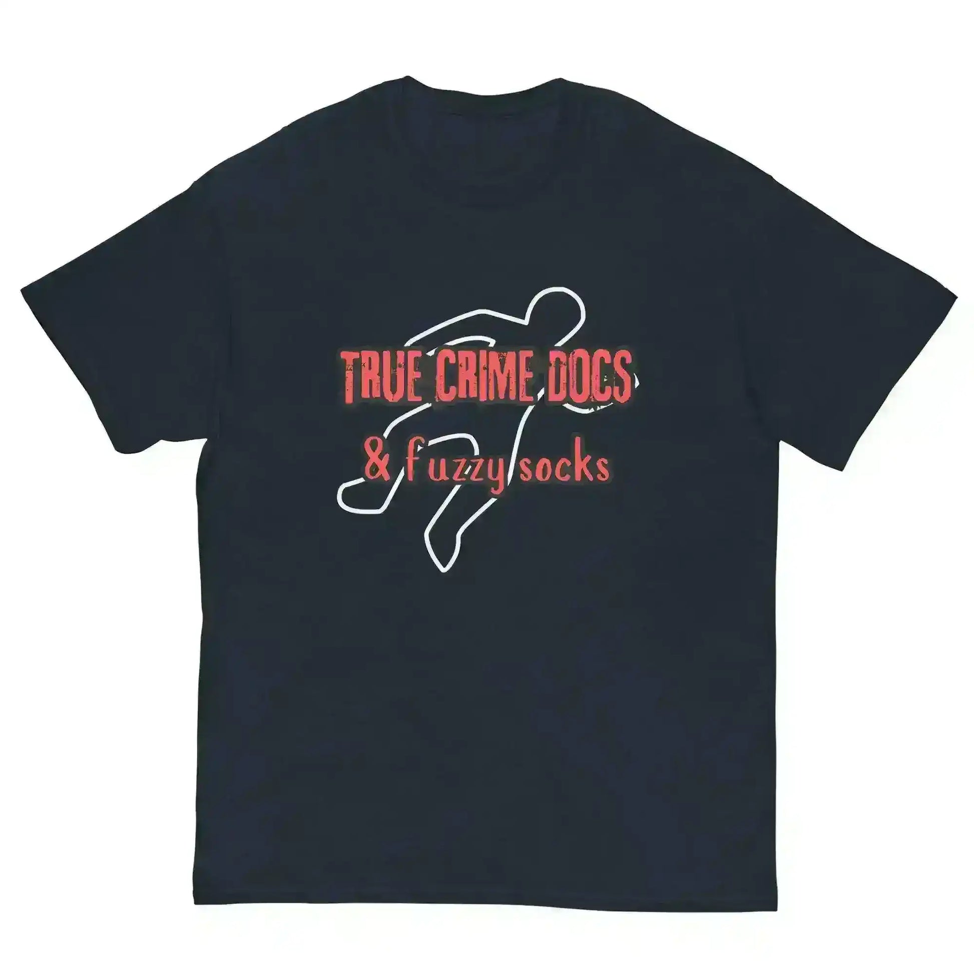 True Crime Docs & Fuzzy Socks Unisex Graphic Tee - Cady Creations