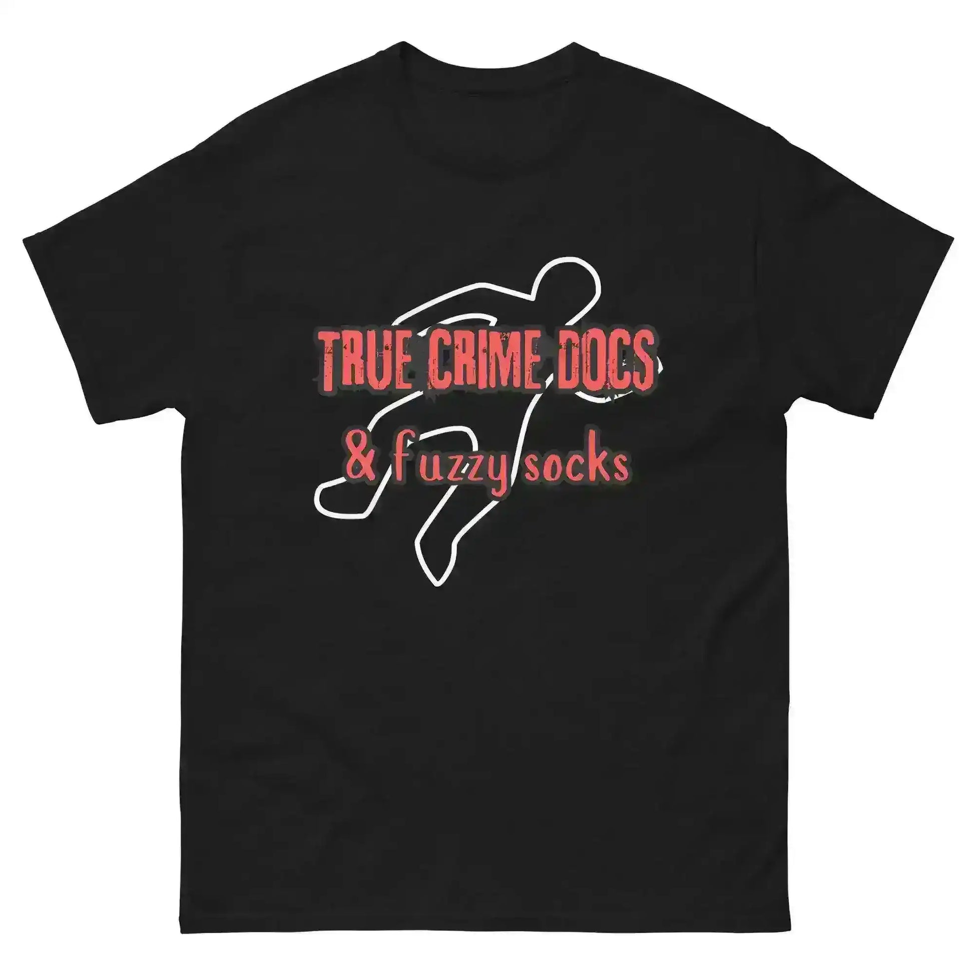 True Crime Docs & Fuzzy Socks Unisex Graphic Tee - Cady Creations