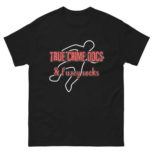True Crime Docs & Fuzzy Socks Unisex Graphic Tee - Cady Creations