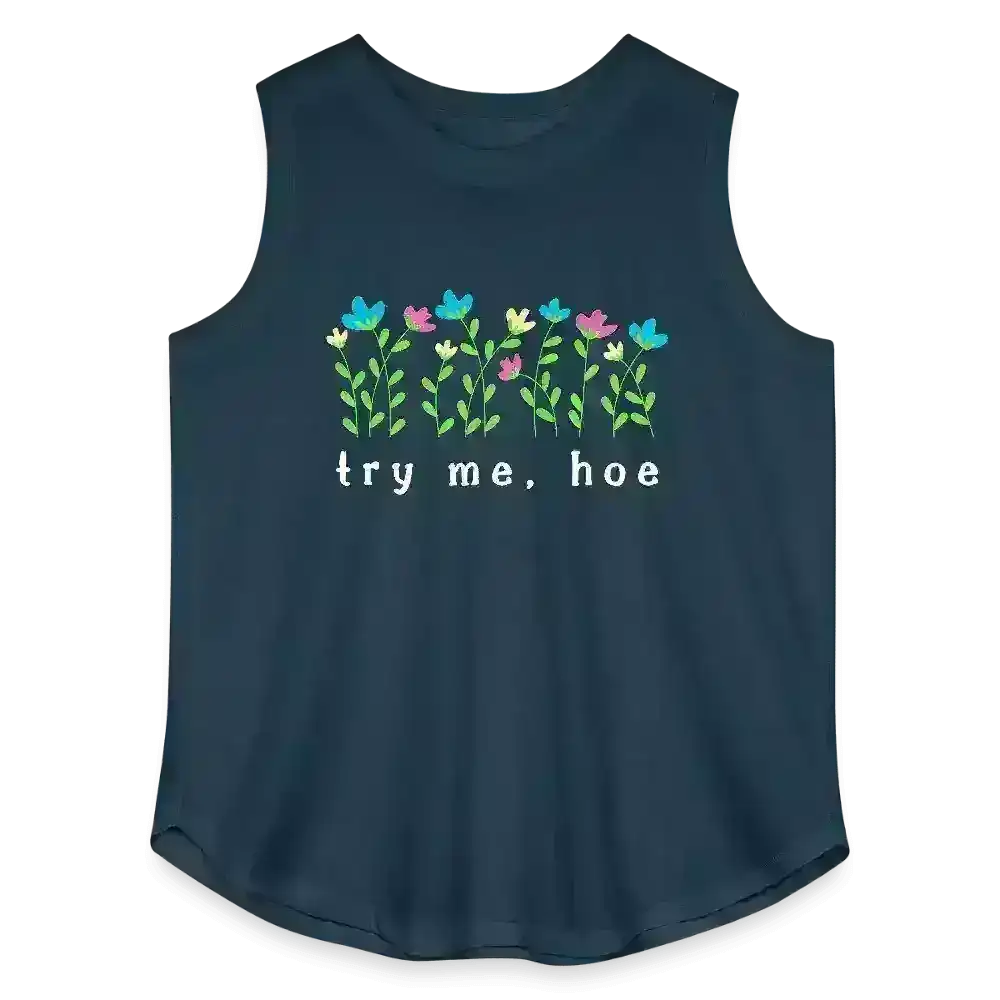 Try Me Hoe - Curvy Tank - Cady Creations