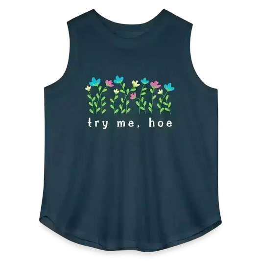 Try Me Hoe - Curvy Tank - Cady Creations