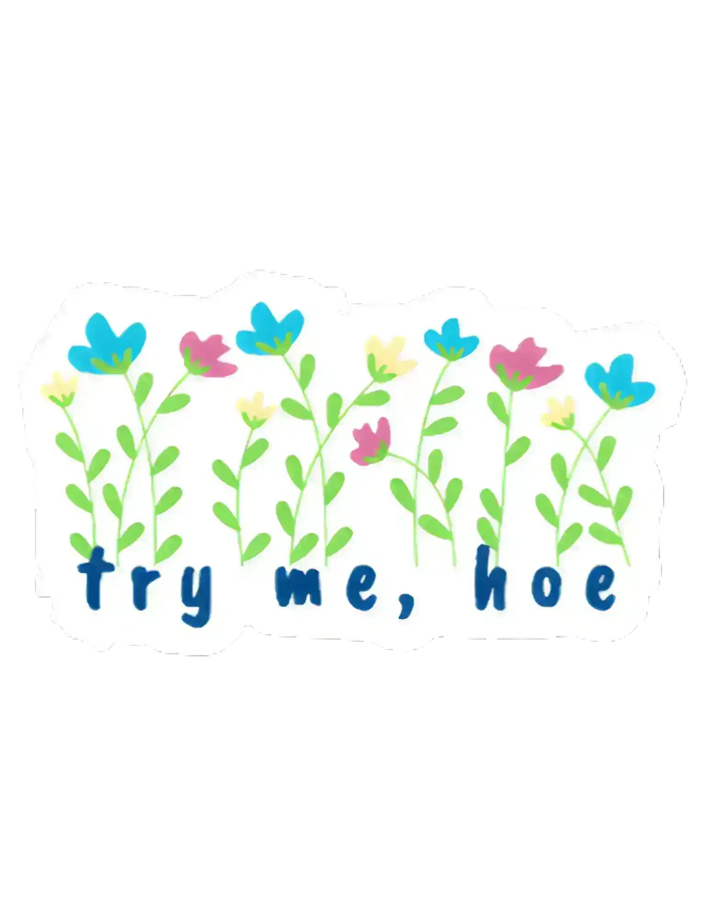  Try Me Hoe - Premium Vinyl Sticker - Cady Creations