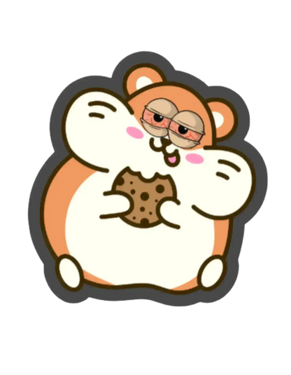 Baked Hamster | Premium Vinyl Sticker
