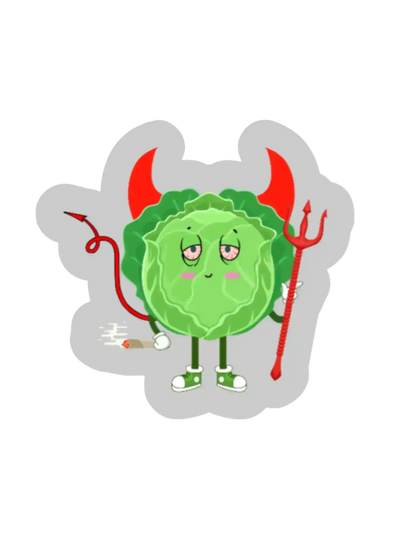 The Devil’s Lettuce | Premium Vinyl Sticker