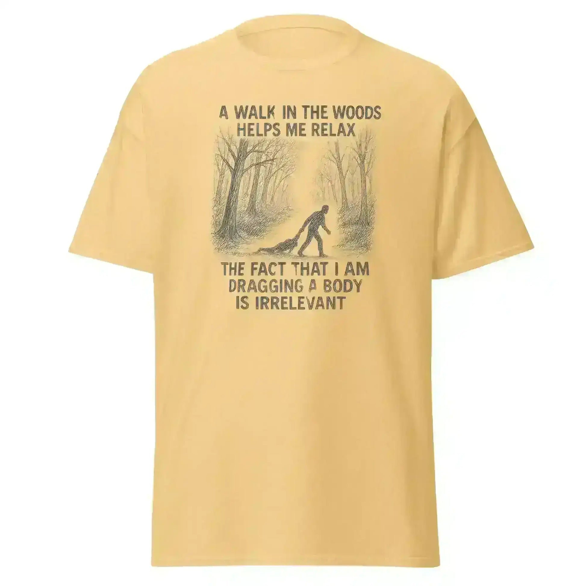 Walking In The Woods True Crime Humor - Unisex Tee - Cady Creations