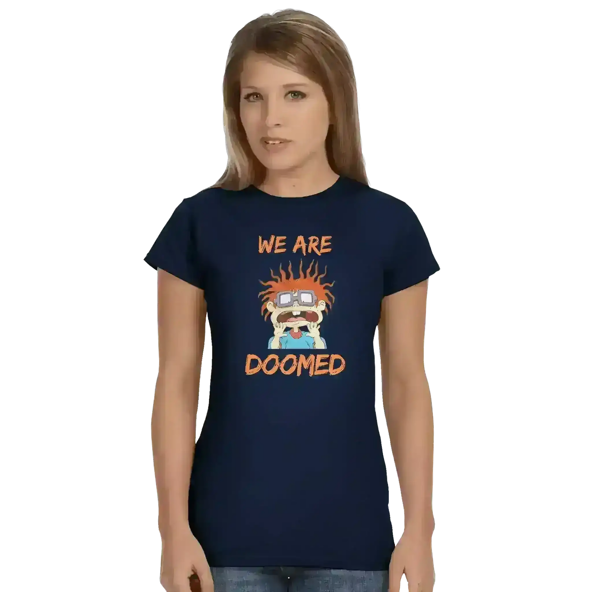 We Are Doomed - Fitted Tee - Cady Creations