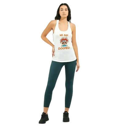 We Are Doomed - Racerback Tank - Cady Creations