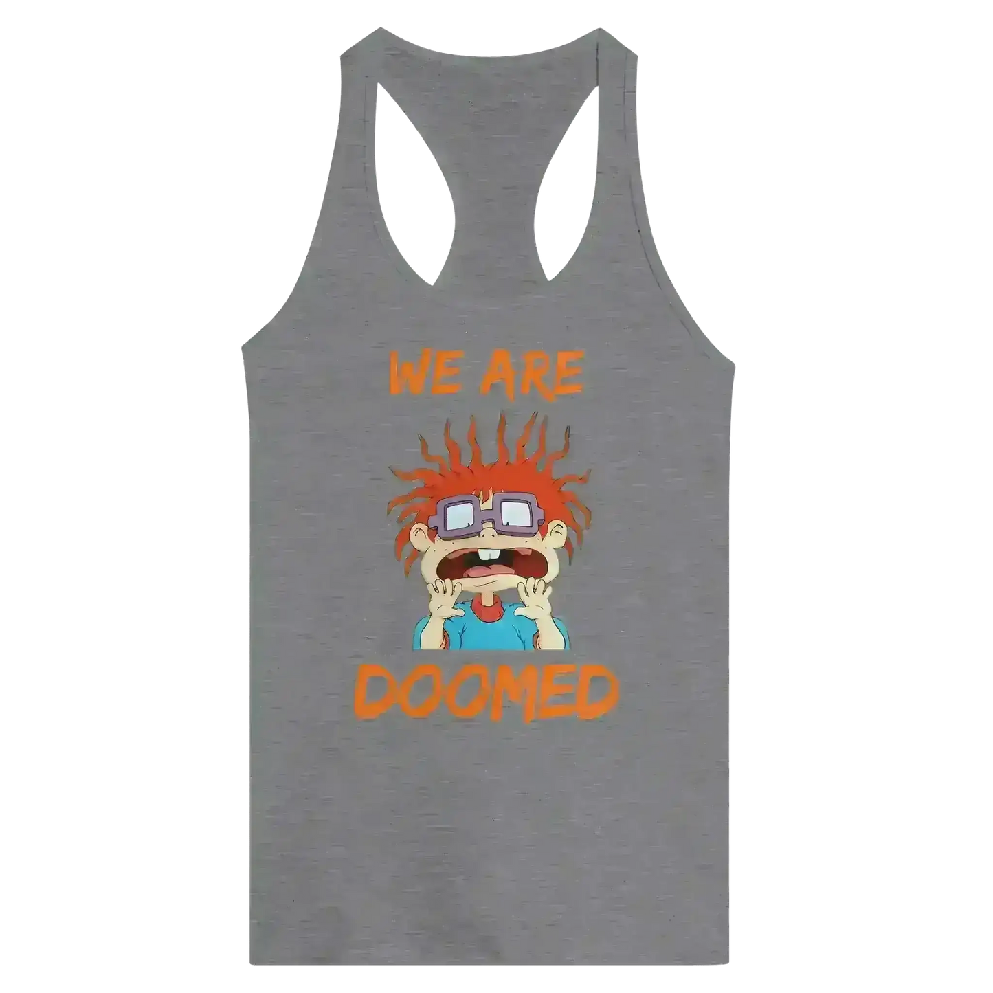 We Are Doomed - Racerback Tank - Cady Creations