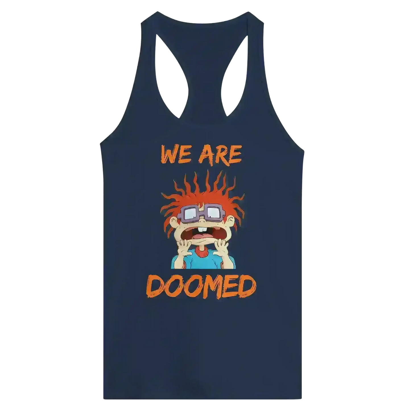 We Are Doomed - Racerback Tank - Cady Creations
