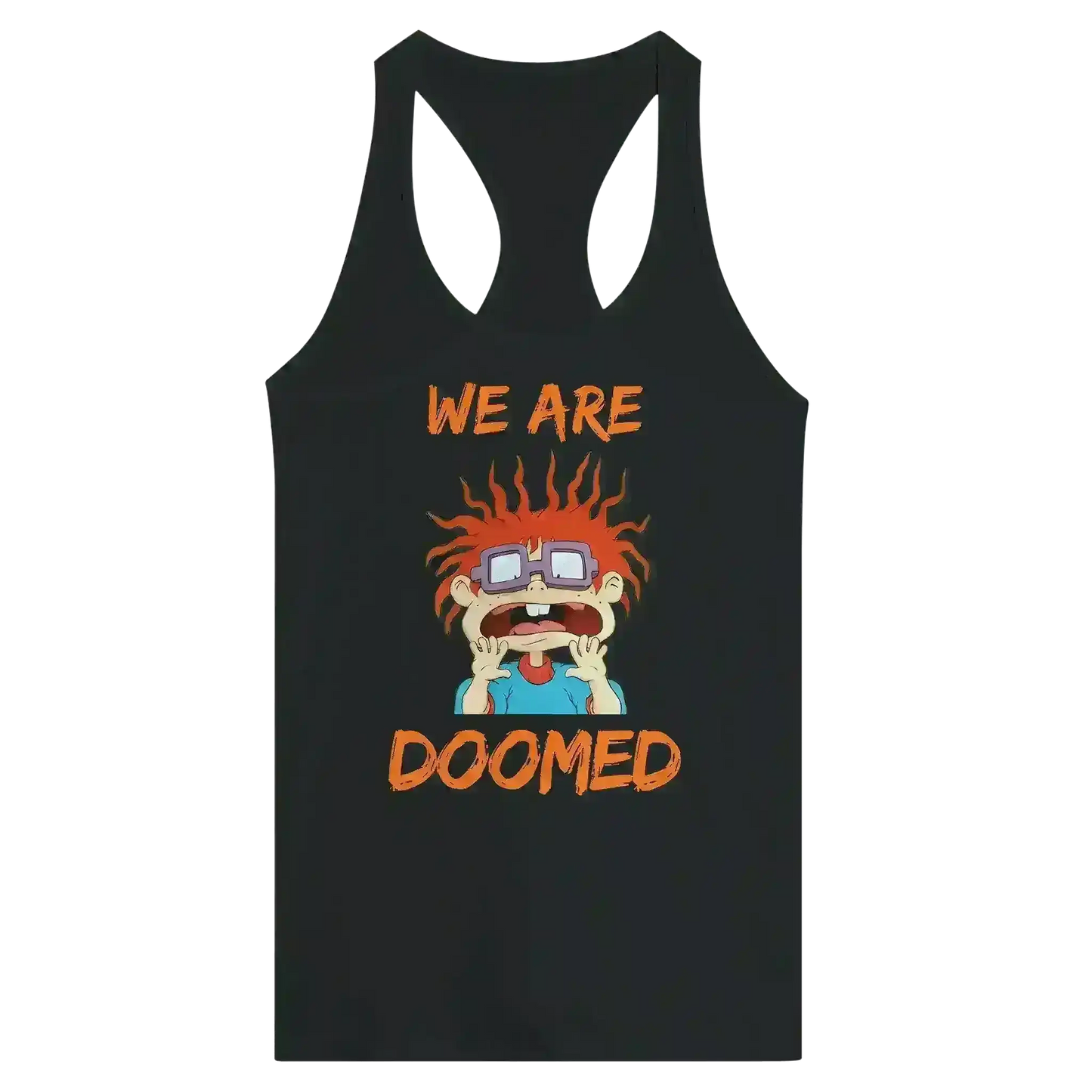 We Are Doomed - Racerback Tank - Cady Creations