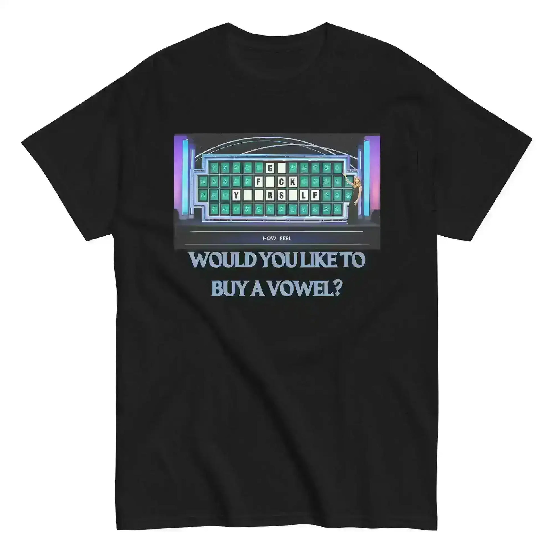 Wheel of Attitude Puzzle - Unisex Tee - Cady Creations