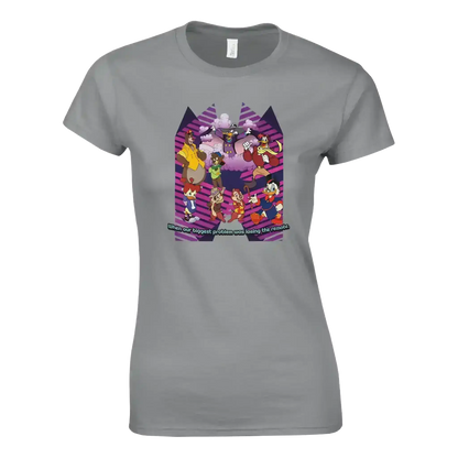 When Our Biggest Problem Was Losing The Remote Fitted Tee - Cady Creations