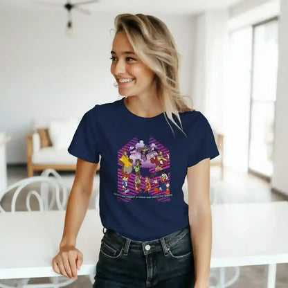 When Our Biggest Problem Was Losing The Remote Fitted Tee - Cady Creations