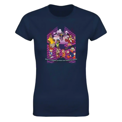 When Our Biggest Problem Was Losing The Remote Fitted Tee - Cady Creations