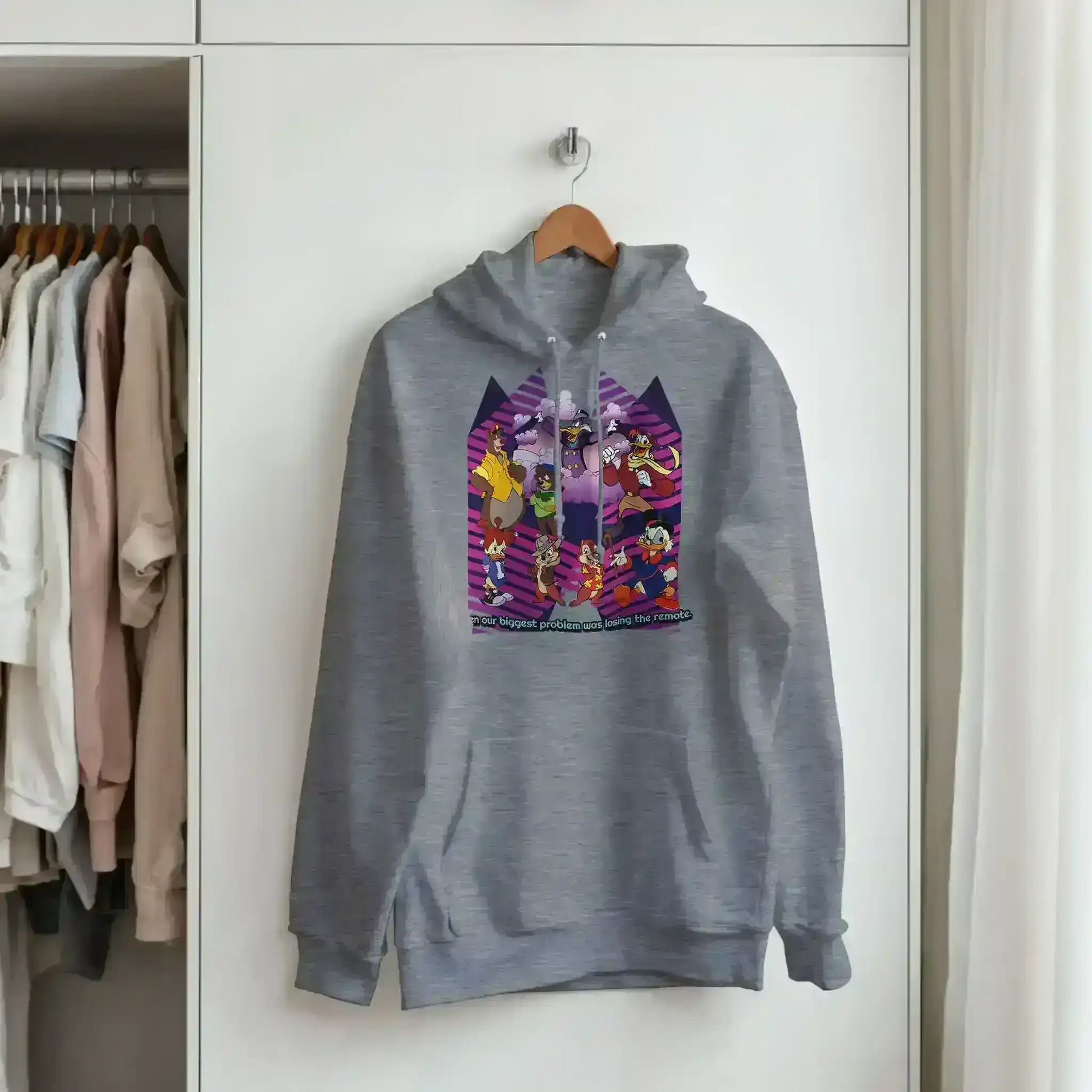 When Our Biggest Problem Was Losing The Remote Pullover Hoodie - Cady Creations