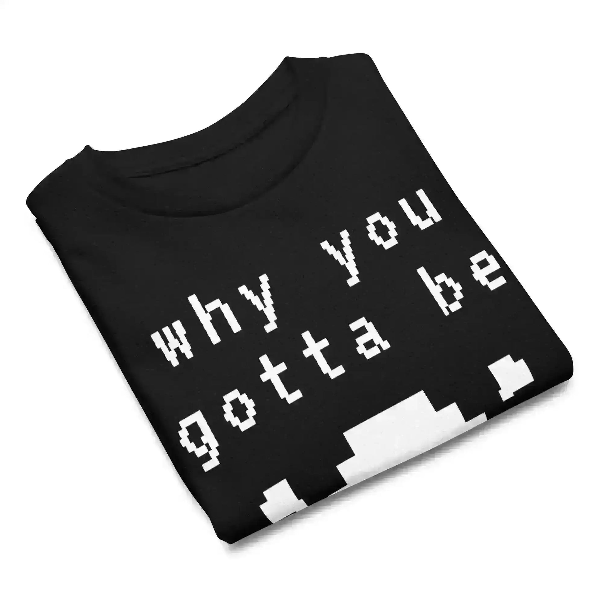 Why You Gotta Be An Opp Bro Pixel Youth Graphic Tee - Cady Creations