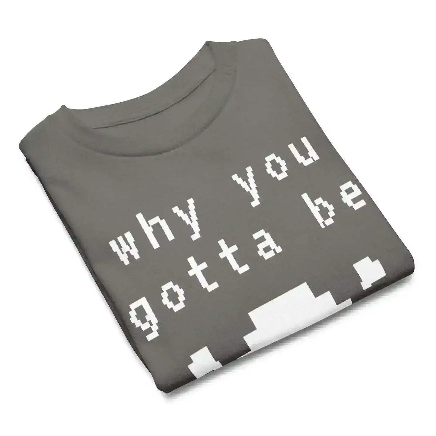Why You Gotta Be An Opp Bro Pixel Youth Graphic Tee - Cady Creations