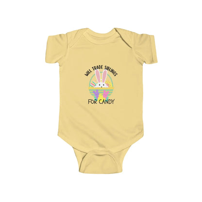  Will Trade Siblings For Candy - Baby Onesie - Cady Creations