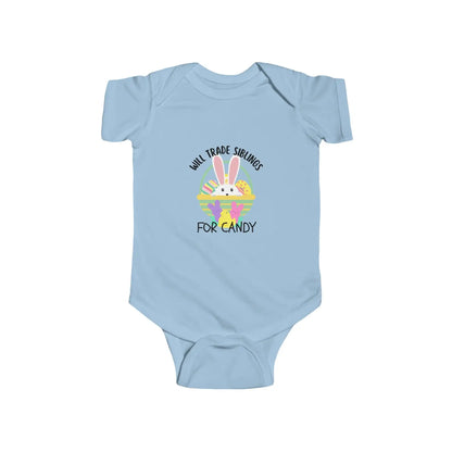  Will Trade Siblings For Candy - Baby Onesie - Cady Creations