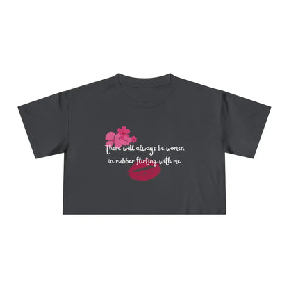  Women In Rubber Flirting Rent Inspired - Crop Top - Cady Creations