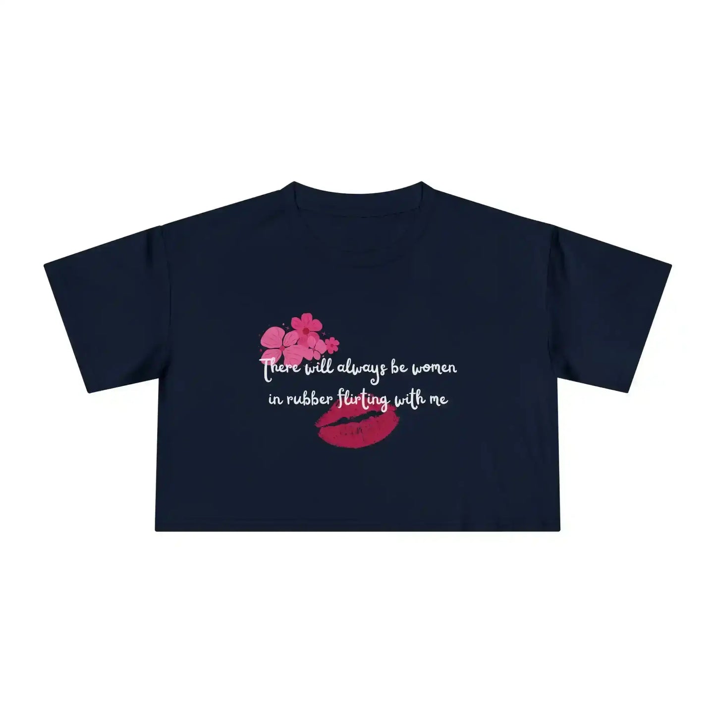  Women In Rubber Flirting Rent Inspired - Crop Top - Cady Creations