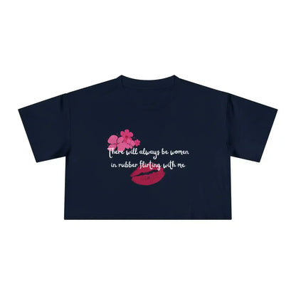  Women In Rubber Flirting Rent Inspired - Crop Top - Cady Creations