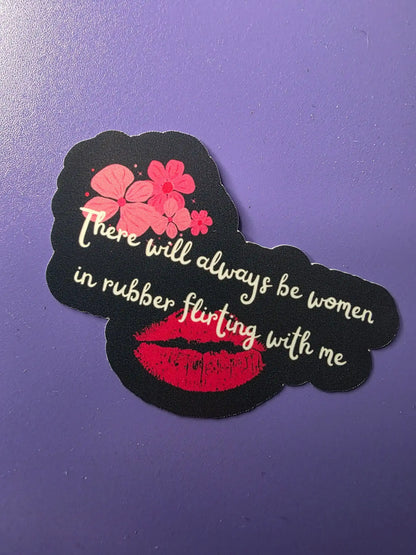  Women In Rubber Rent Inspired - Premium Vinyl Sticker - Cady Creations