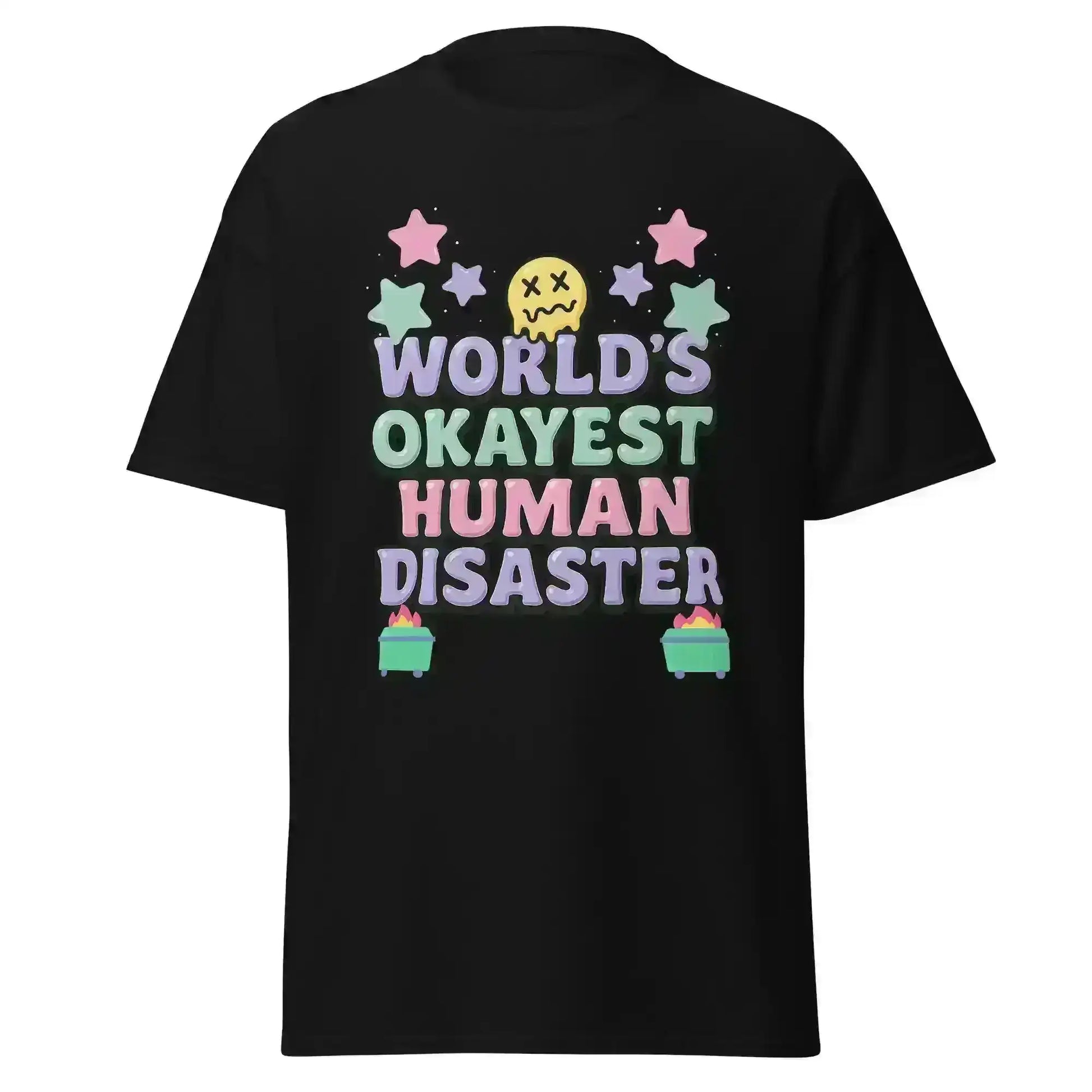 World's Okayest Human Disaster Unisex Tee - Wit & Whimsy Collection - Cady Creations