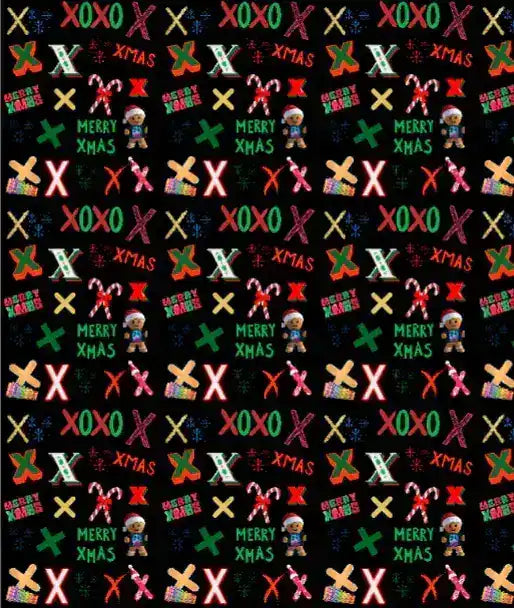"X" Christmas Wrapping Paper – Alphabet Gift Swap Collection