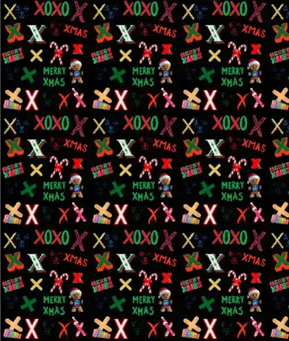 "X" Christmas Wrapping Paper – Alphabet Gift Swap Collection