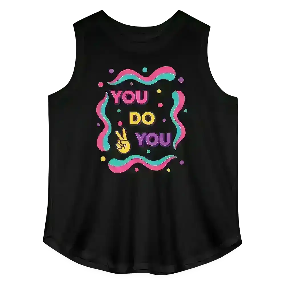 "You Do You" - Motivational Women's Curvy Relaxed Tank Top - Cady Creations