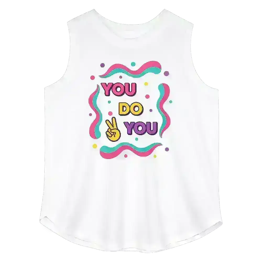 "You Do You" - Motivational Women's Curvy Relaxed Tank Top - Cady Creations