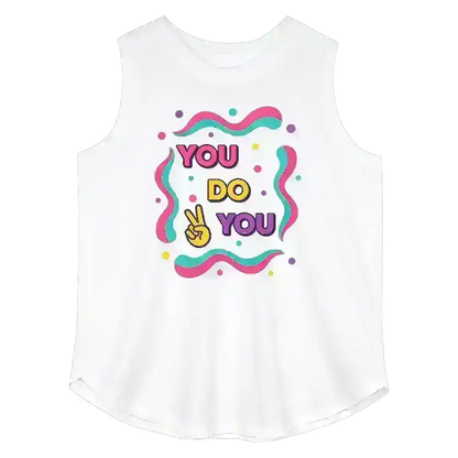 "You Do You" - Motivational Women's Curvy Relaxed Tank Top - Cady Creations
