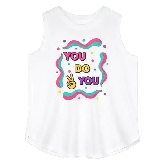 "You Do You" - Motivational Women's Curvy Relaxed Tank Top - Cady Creations