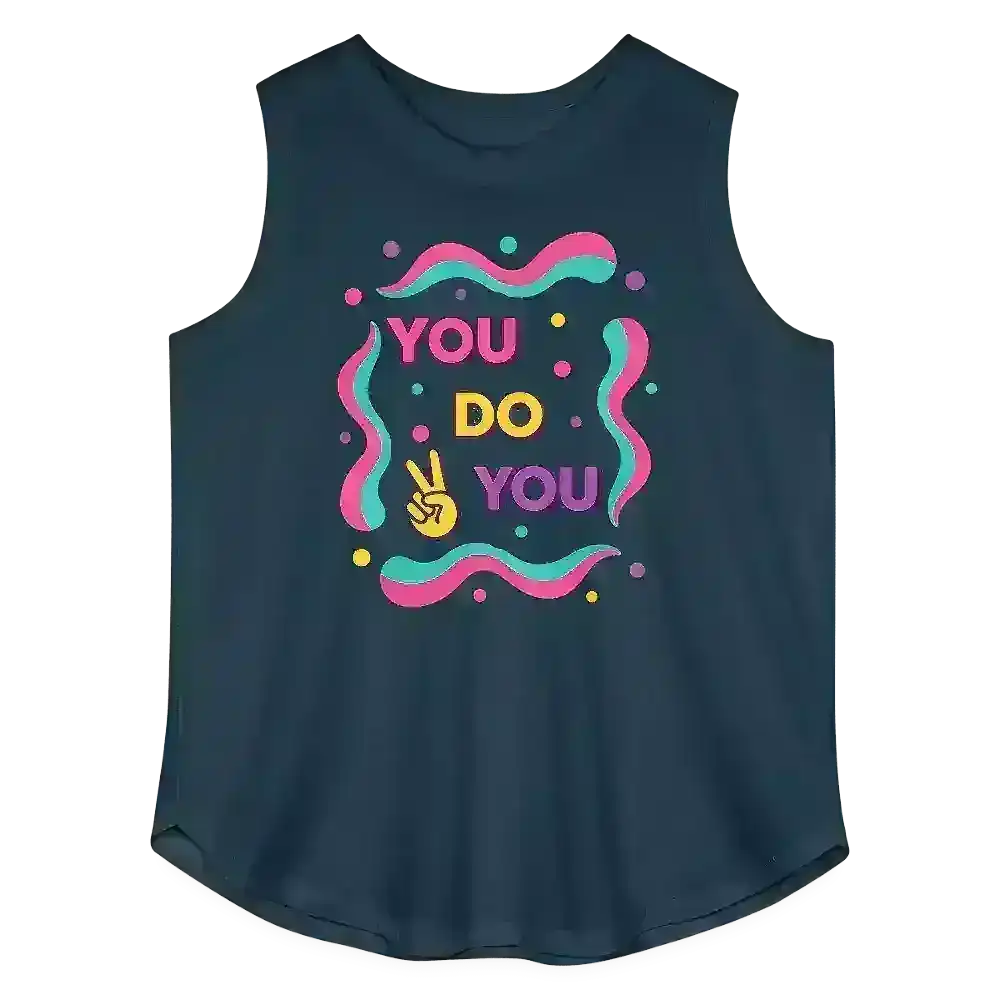 "You Do You" - Motivational Women's Curvy Relaxed Tank Top - Cady Creations