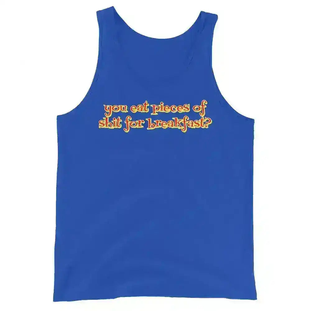 "You Eat Pieces Of Shit For Breakfast?" - Happy Gilmore Quote Mens Tank - Cady Creations