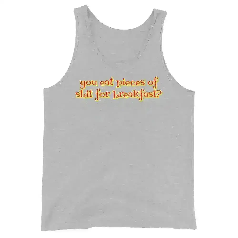 "You Eat Pieces Of Shit For Breakfast?" - Happy Gilmore Quote Mens Tank - Cady Creations
