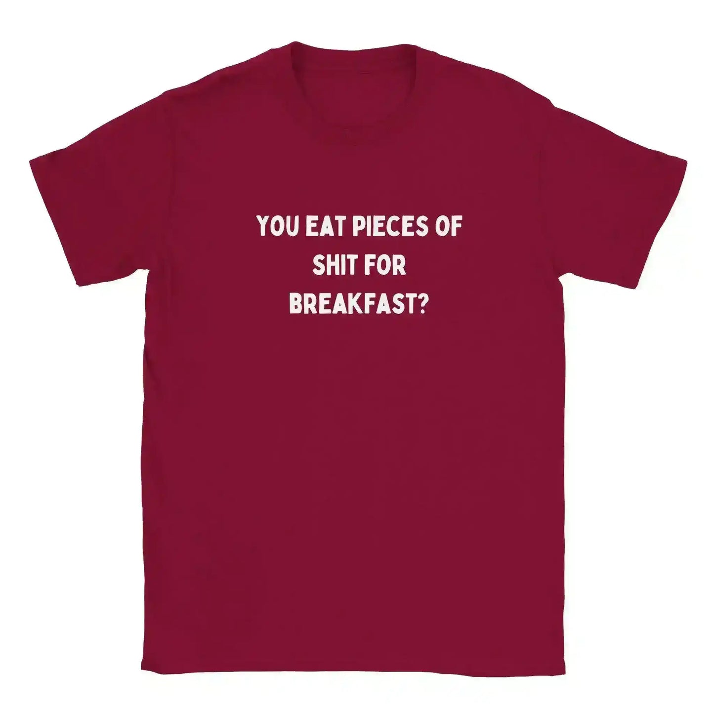 You Eat Pieces of Shit for Breakfast? Happy Gilmore Unisex Tee - Cady Creations