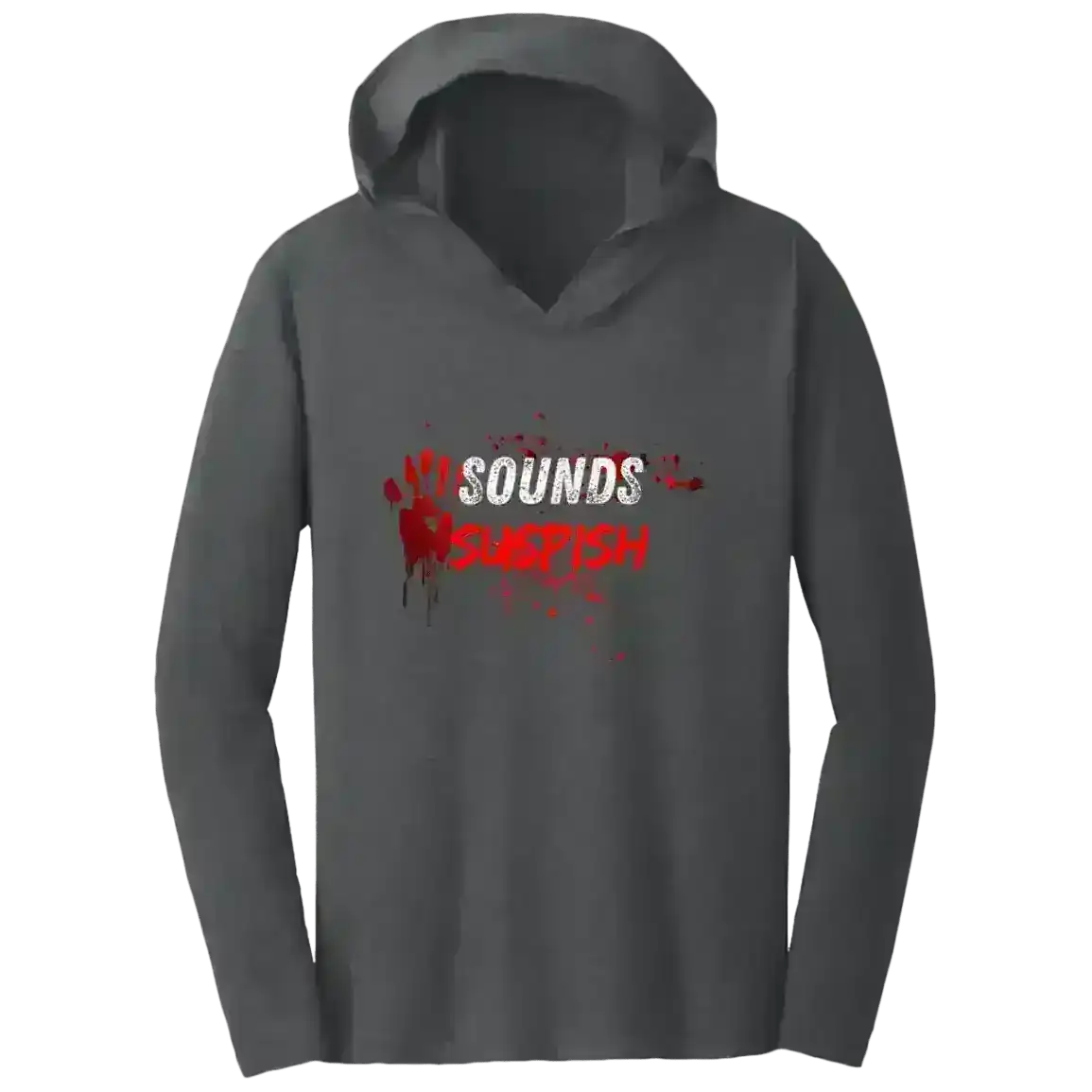 Sounds Suspish True Crime Blood Splatter Tee Shirt Hoodie - Cady Creations