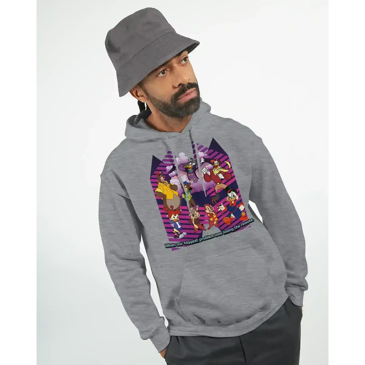 When Our Biggest Problem Was Losing The Remote Pullover Hoodie - Cady Creations