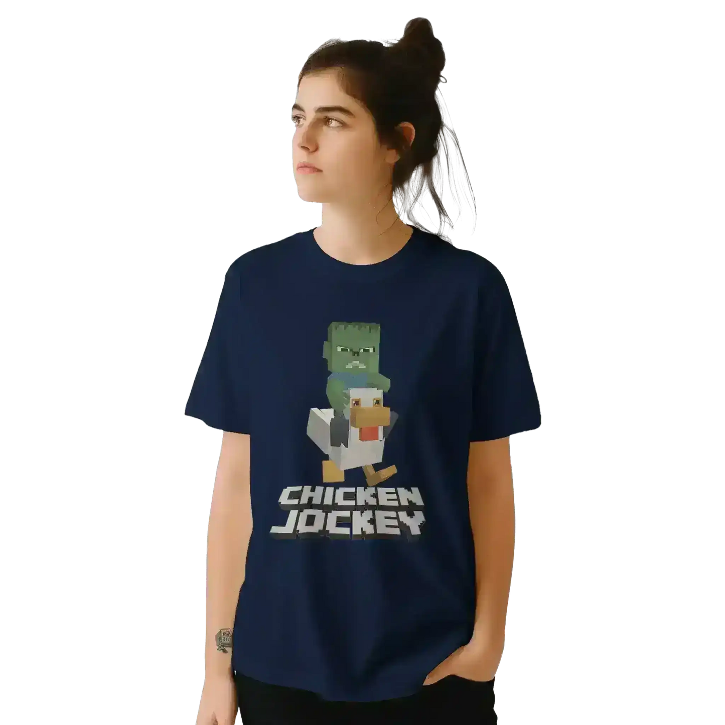 Chicken Jockey Minecraft Gaming Unisex Tee - Cady Creations