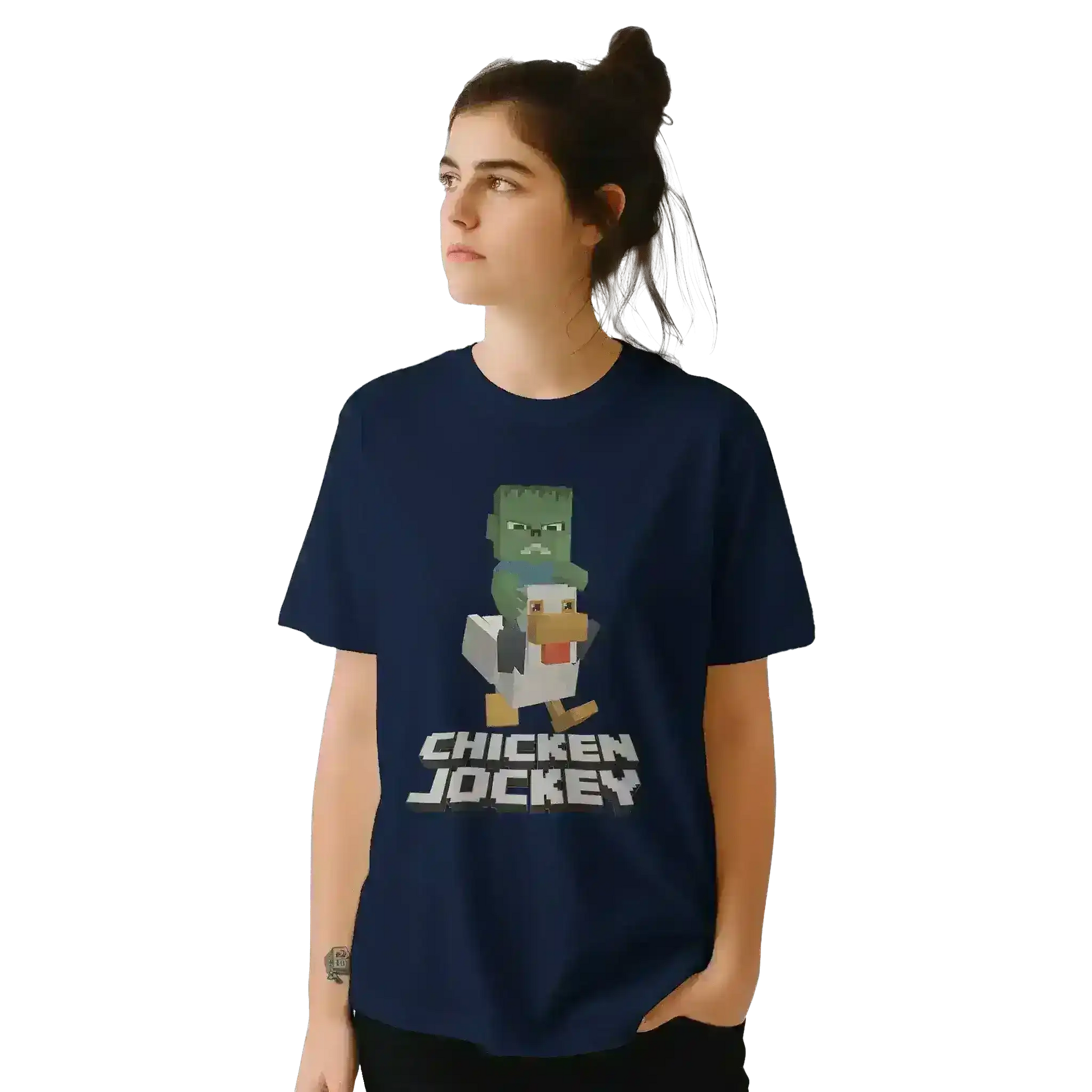 Chicken Jockey Minecraft Gaming Unisex Tee - Cady Creations