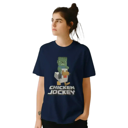 Chicken Jockey Minecraft Gaming Unisex Tee - Cady Creations